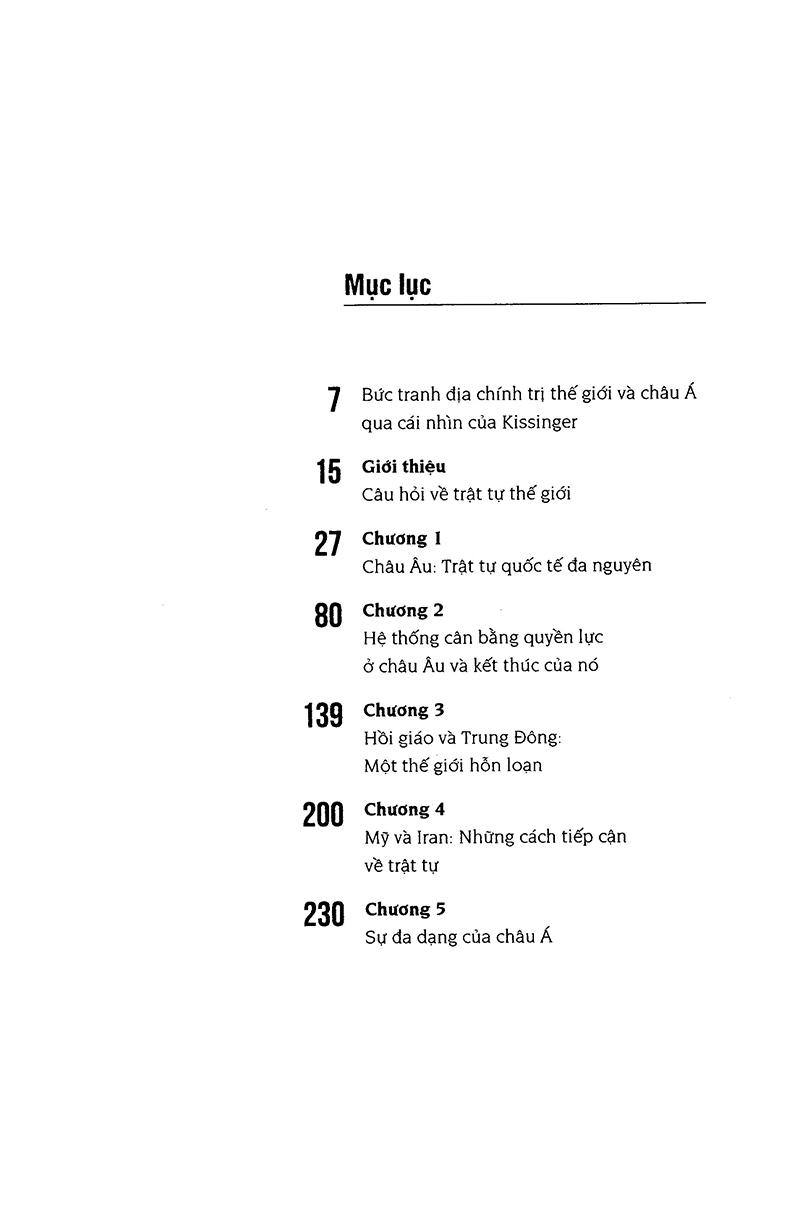 Trật Tự Thế Giới (Tái Bản 2023)