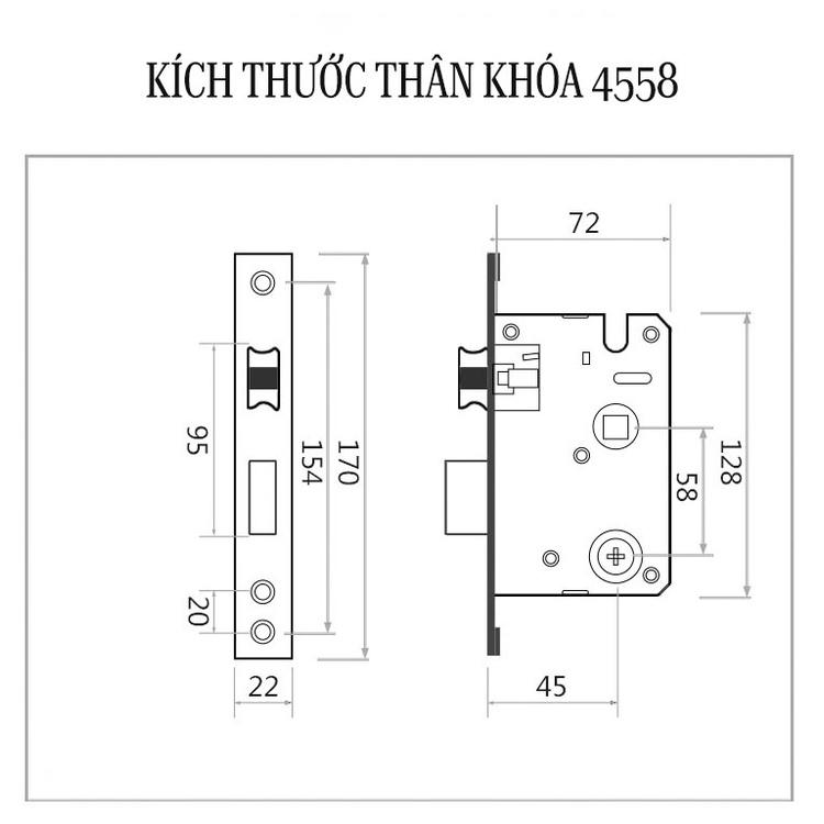 khóa tay gạt phân thể Ultralock D1