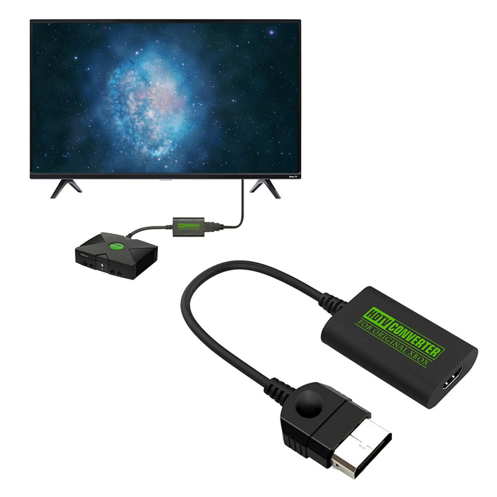 Xbox to HDMI Adapter Converter, Male to HDMI Female Adapter,Short Cable Game Digital Video Component Xbox Console for TV Projector