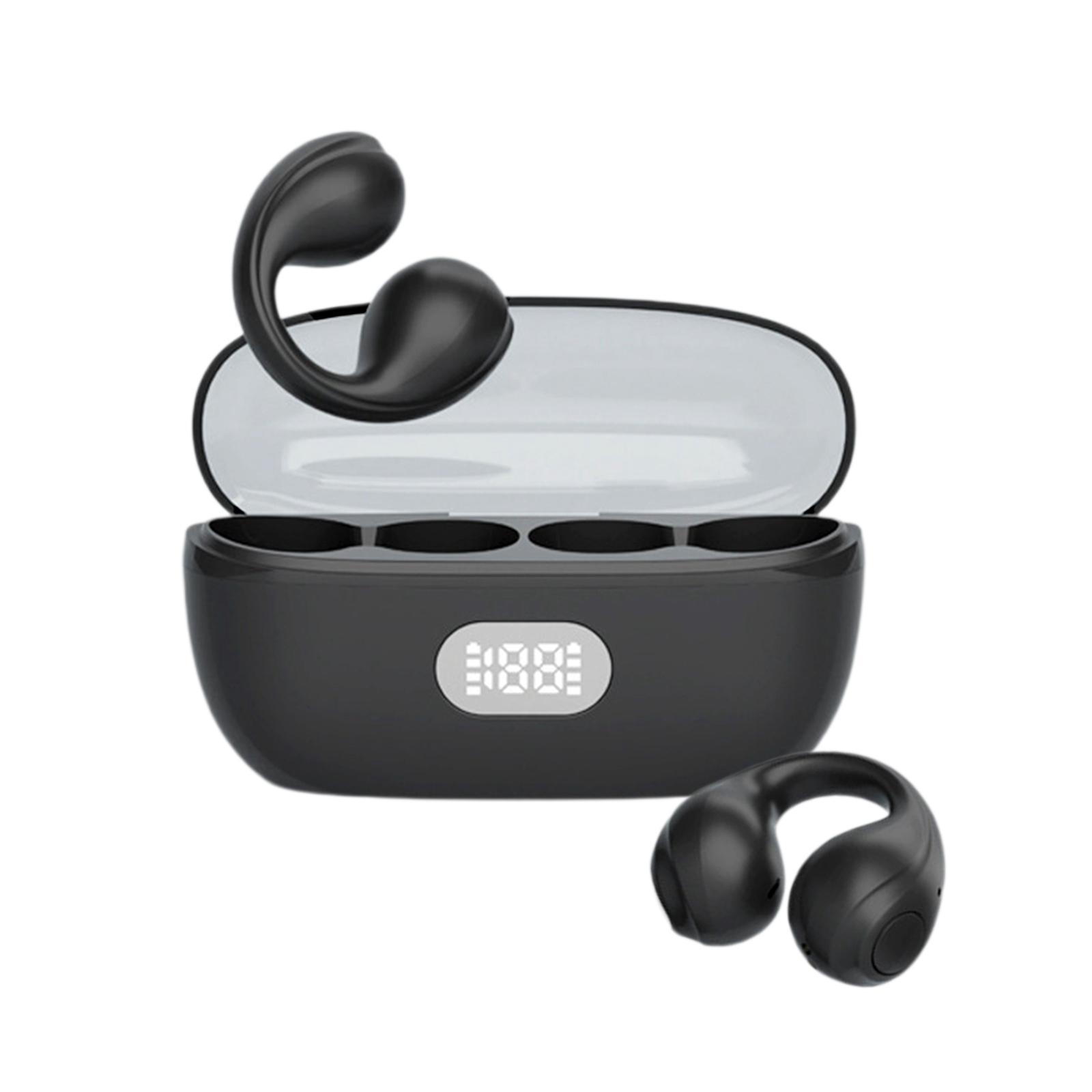 Wireless Clip On Headphones Waterproof with Mic for Running Workout