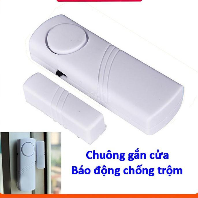 Chuông Cửa Báo Động Chống Trộm Kèm Pin AAA