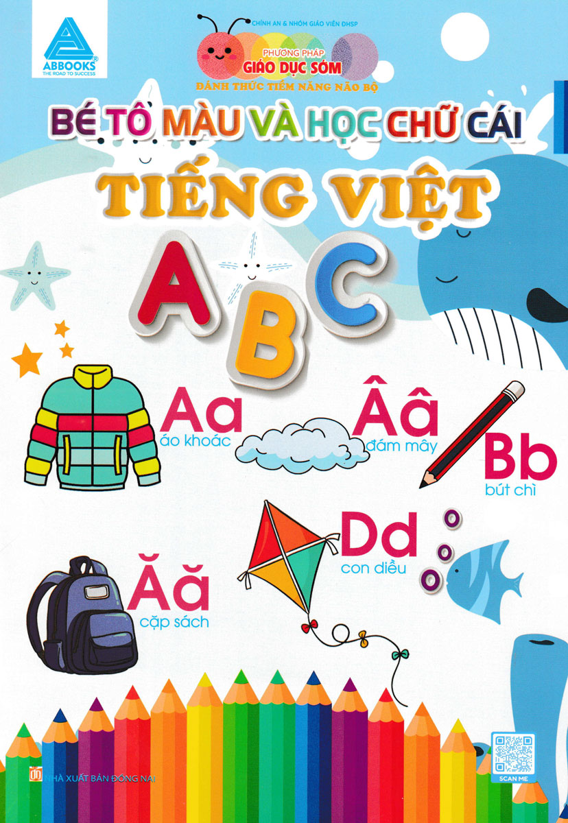 Bé Tô Màu Và Học Chữ Cái Tiếng Việt - ABB