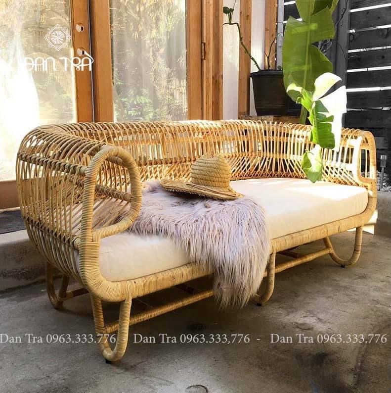 Ghế Sofa Mây Tổ Chim, Ghế Mây Đọc Sách- Ghế Mây Uống Trà- Ghế Mây Decor Phòng Khách-Nội Thất Mây Tre ĐAN TRÀ