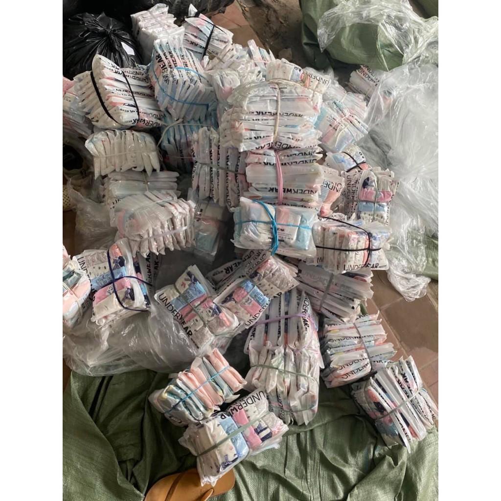 Túi 5 quần lót hoa quả đính nơ chất cotton siêu thoáng