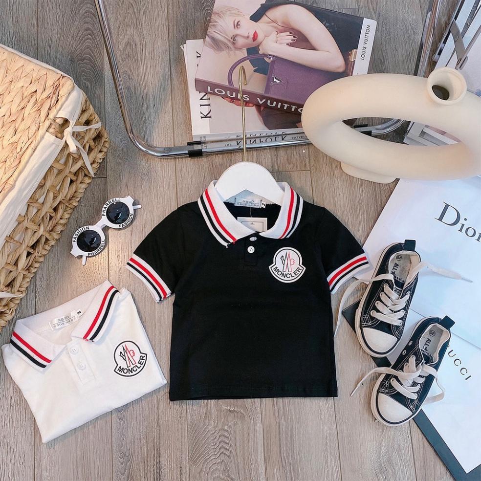 Áo polo cotton cộc tay trẻ em trơn đáng yêu cho bé trai từ 8-19kg LILIKIDS PL01