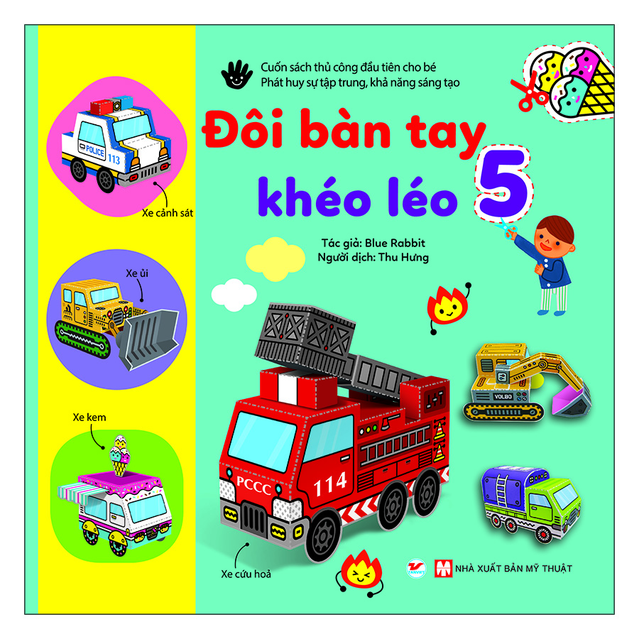 Combo Sách Thủ Công Cho Trẻ: Đôi Bàn Tay Kéo Léo