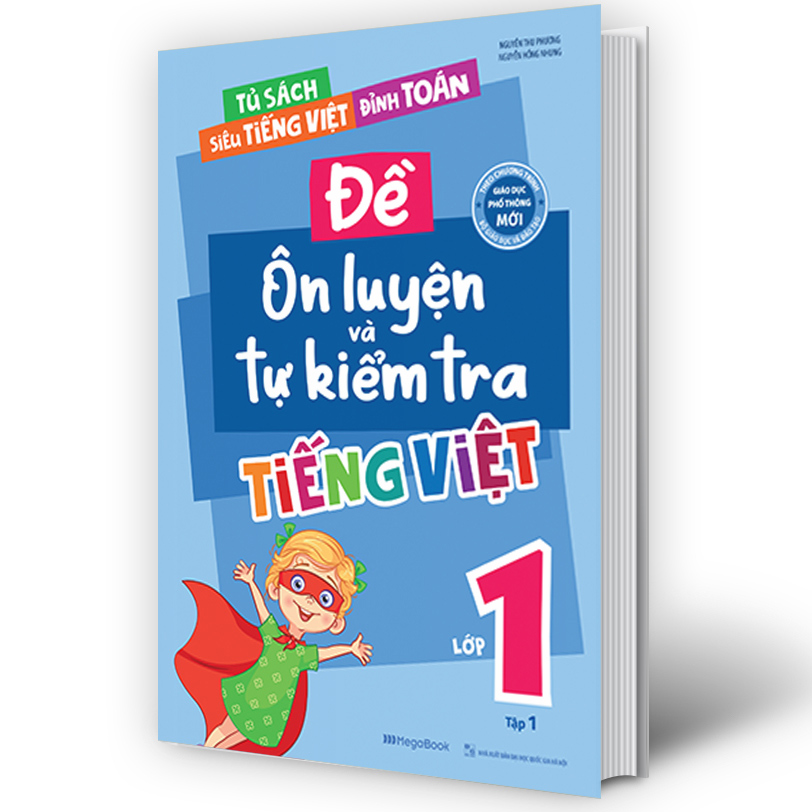 Combo 2 Cuốn Đề Ôn Luyện Và Tự Kiểm Tra Tiếng Việt Lớp 1