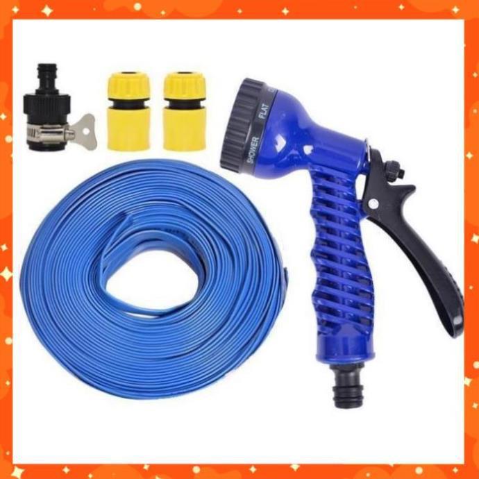 Bộ dây tăng áp 3 lần vòi xịt nước rửa xe, tưới cây loại 3-5m 206843