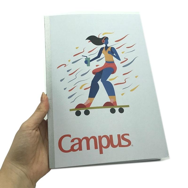 Vở Life Flow - B5 Kẻ Ngang Có Chấm 120 Trang ĐL 70g/m2 - Campus NB-BLFL120
