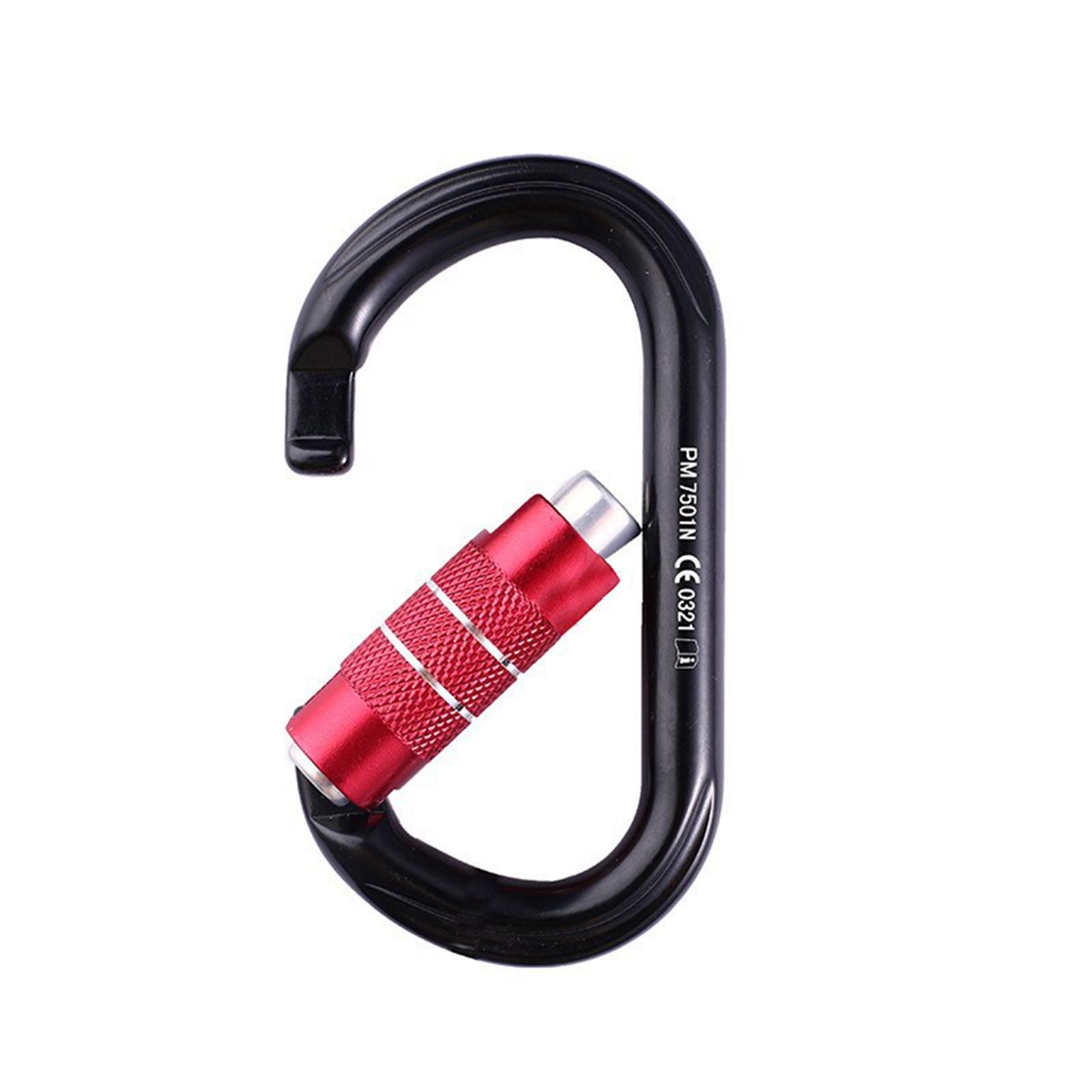 Climbing Ascender Rope Grab Auto Locking Carabiner for Rock Climbing Caving