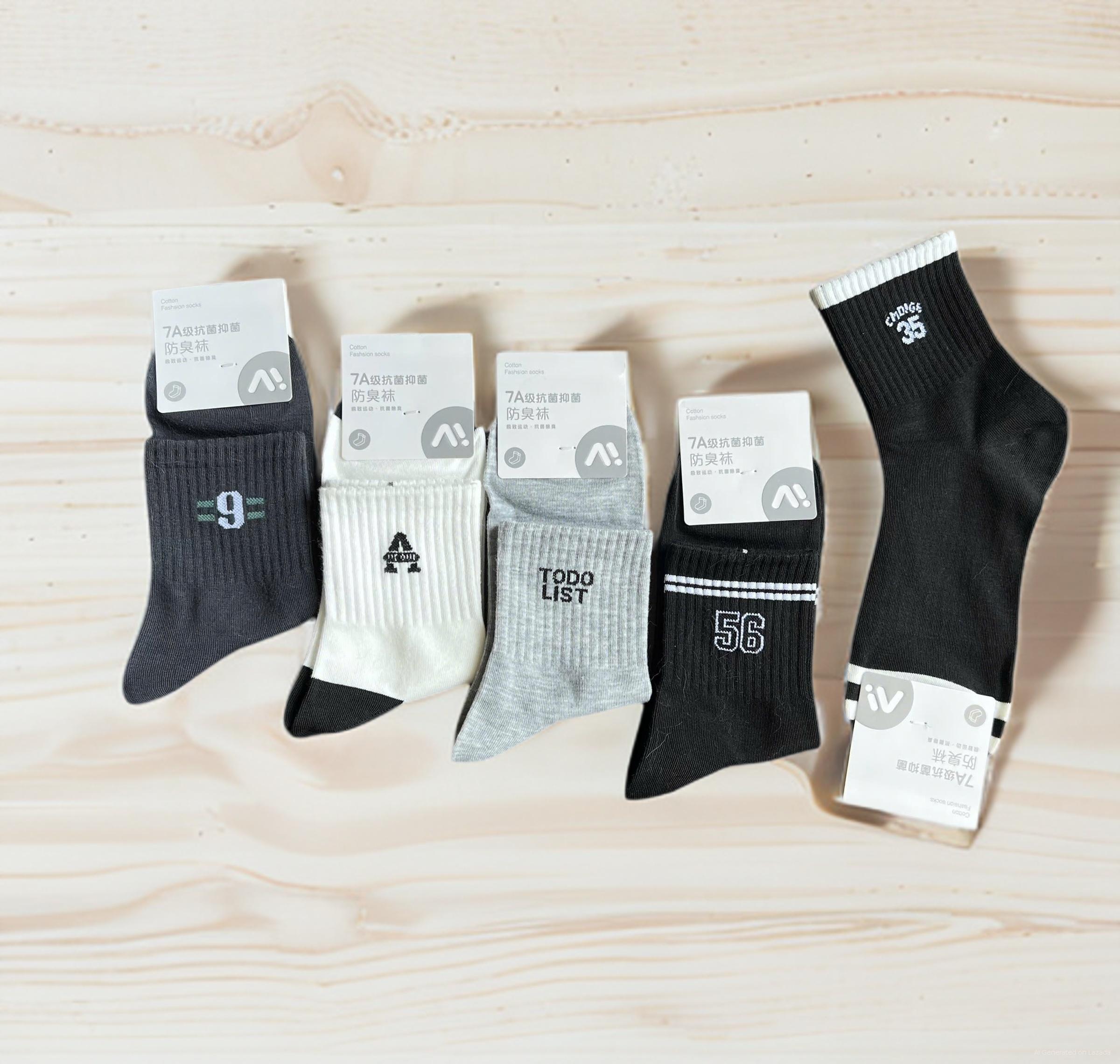 SET 5 ĐÔI TẤT VỚ NAM CỔ CAO MÃ 20 DÀNH CHO NAM