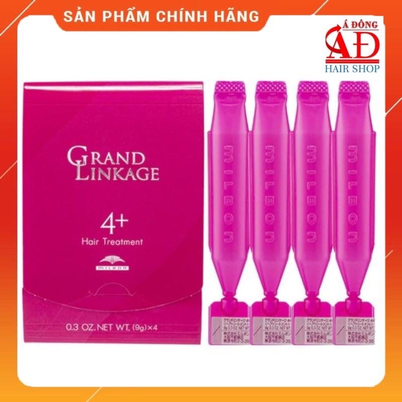 Kem dưỡng tóc Milbon Grand Linkage suôn mượt tại nhà vĩ 9g*4 ống