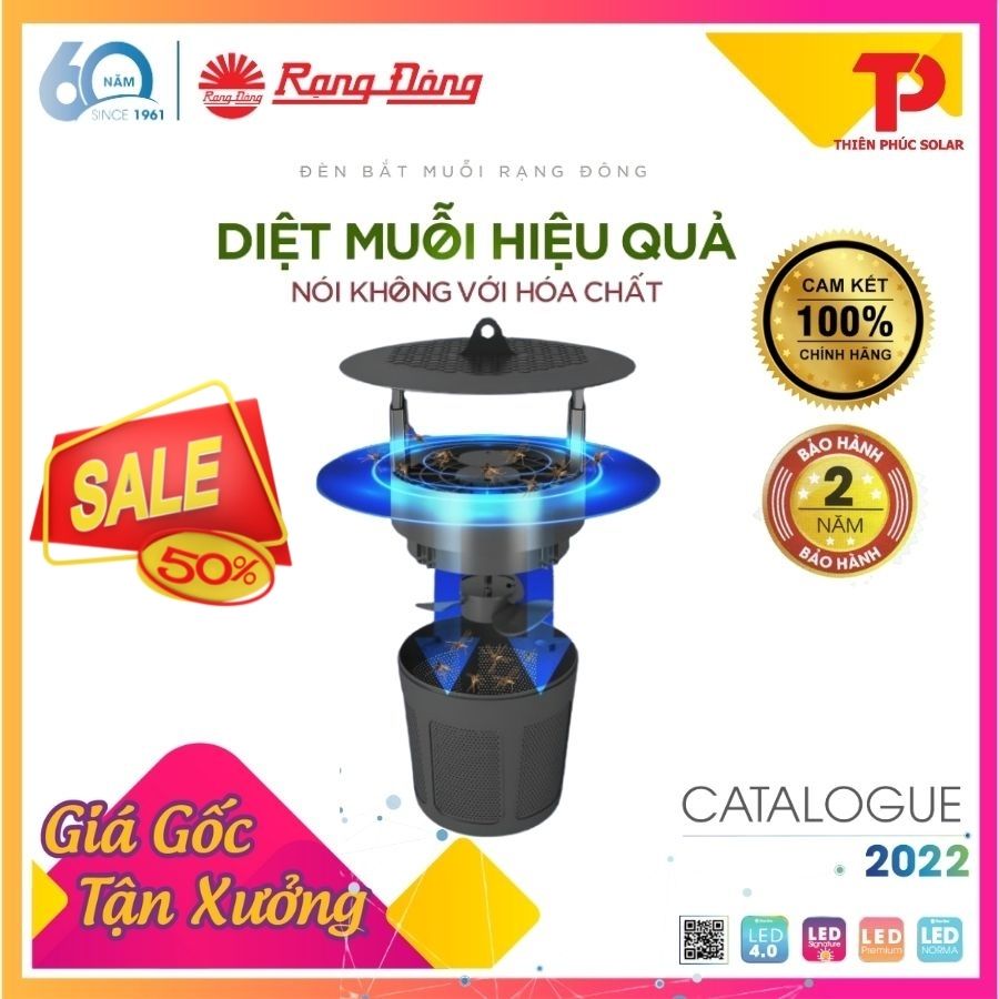 Đèn bắt muỗi thông minh Rạng Đông chính hãng Model: DBM01 5W tiện ích, hạn chế tiếng ồn, sản phẩm TOP của năm. Giá gốc tận xưởng