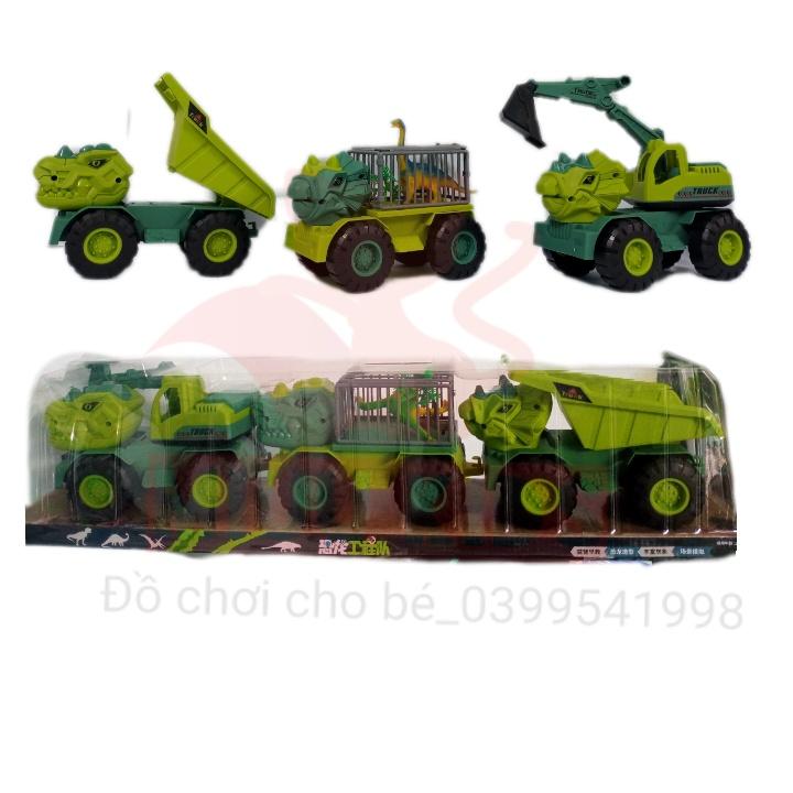 Đồ Chơi Xe Tải Xúc Đất Khủng Long Cho Bé Trai
