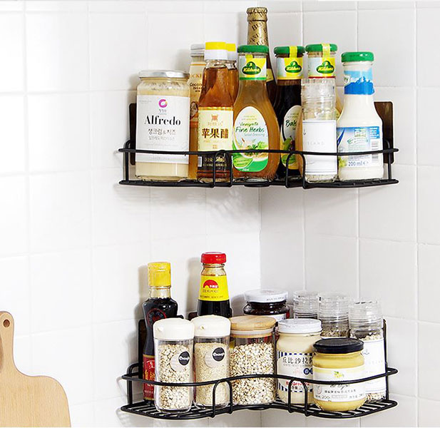 Kệ Góc Dán, Bắt Vít Treo Tường Sơn Chống Gỉ Tối Ưu Không Gian