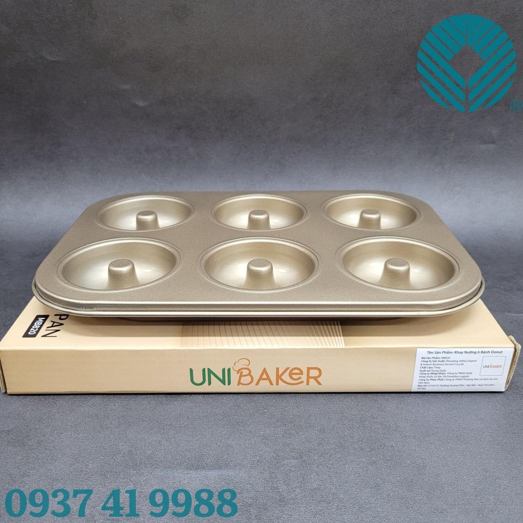 Unibaker - Khay nướng 6 bánh Donut - MB820