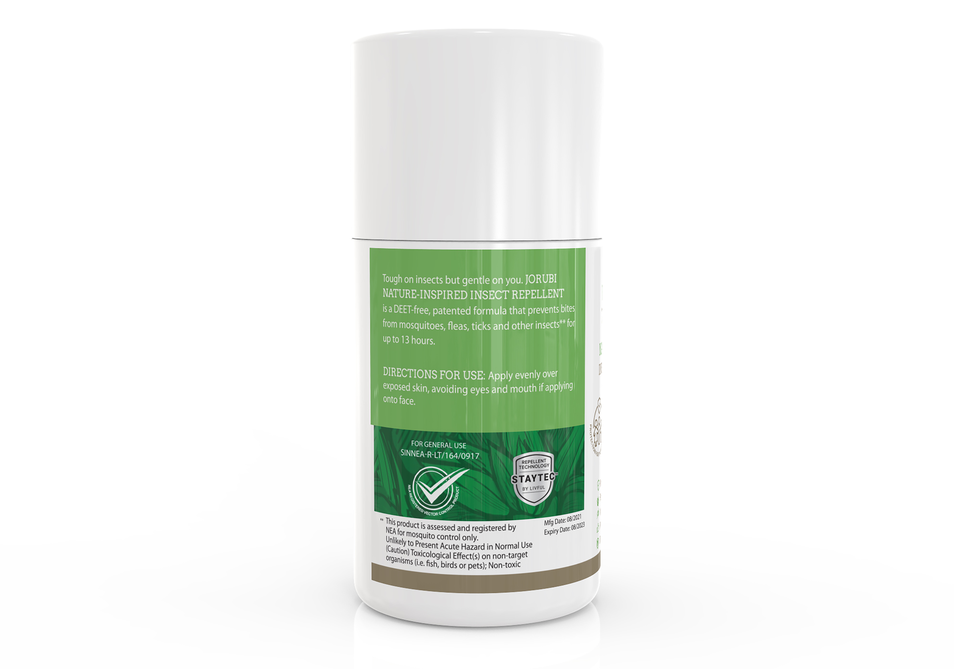 Combo 1 sữa rửa mặt nha đam + 1 kem chống muỗi nha đam sản xuất tại Mỹ Jorubi cleanser 100ml + insect repellent 50g