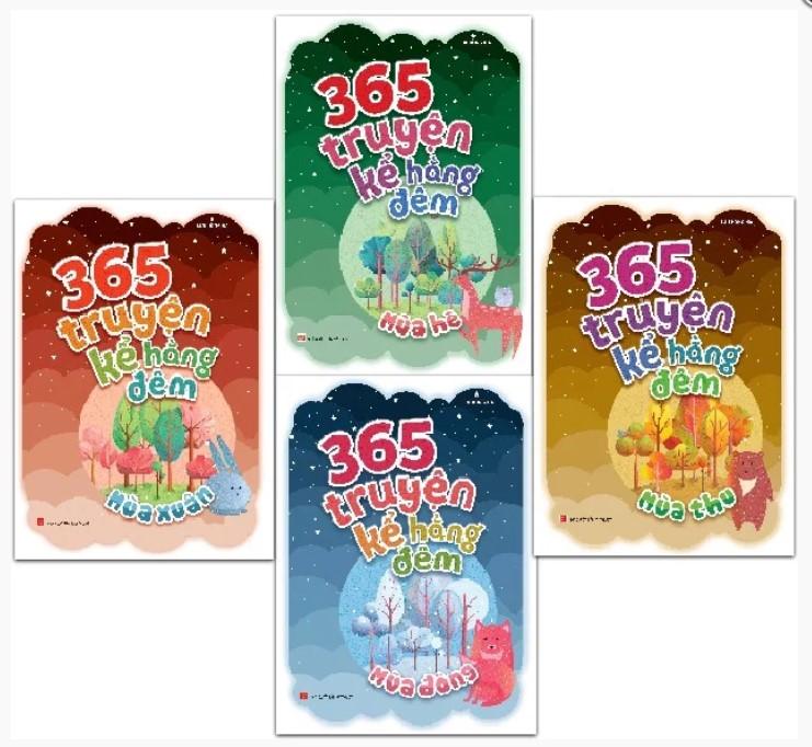 Combo 4 cuốn 365 Truyện Kể Hằng Đêm: Mùa Xuân + Mùa Hè + Mùa Thu + Mùa Đông