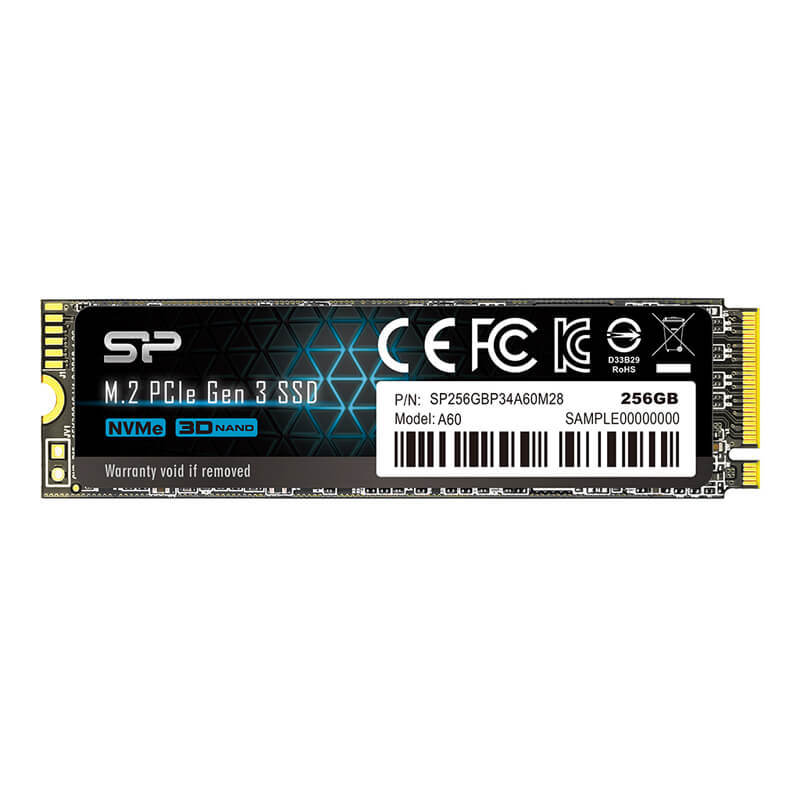 Ổ cứng Silicon Power M.2 2280 PCIe SSD A60 256GB - Hàng chính hãng