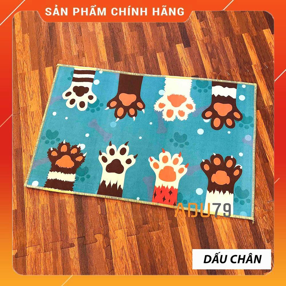 Thảm Lau Chân 3D Cực Đẹp Siêu Thấm, Kháng Khuẩn, Chống Trơn Trượt Cho Phòng Tắm, Phòng Bếp, Phòng Khách