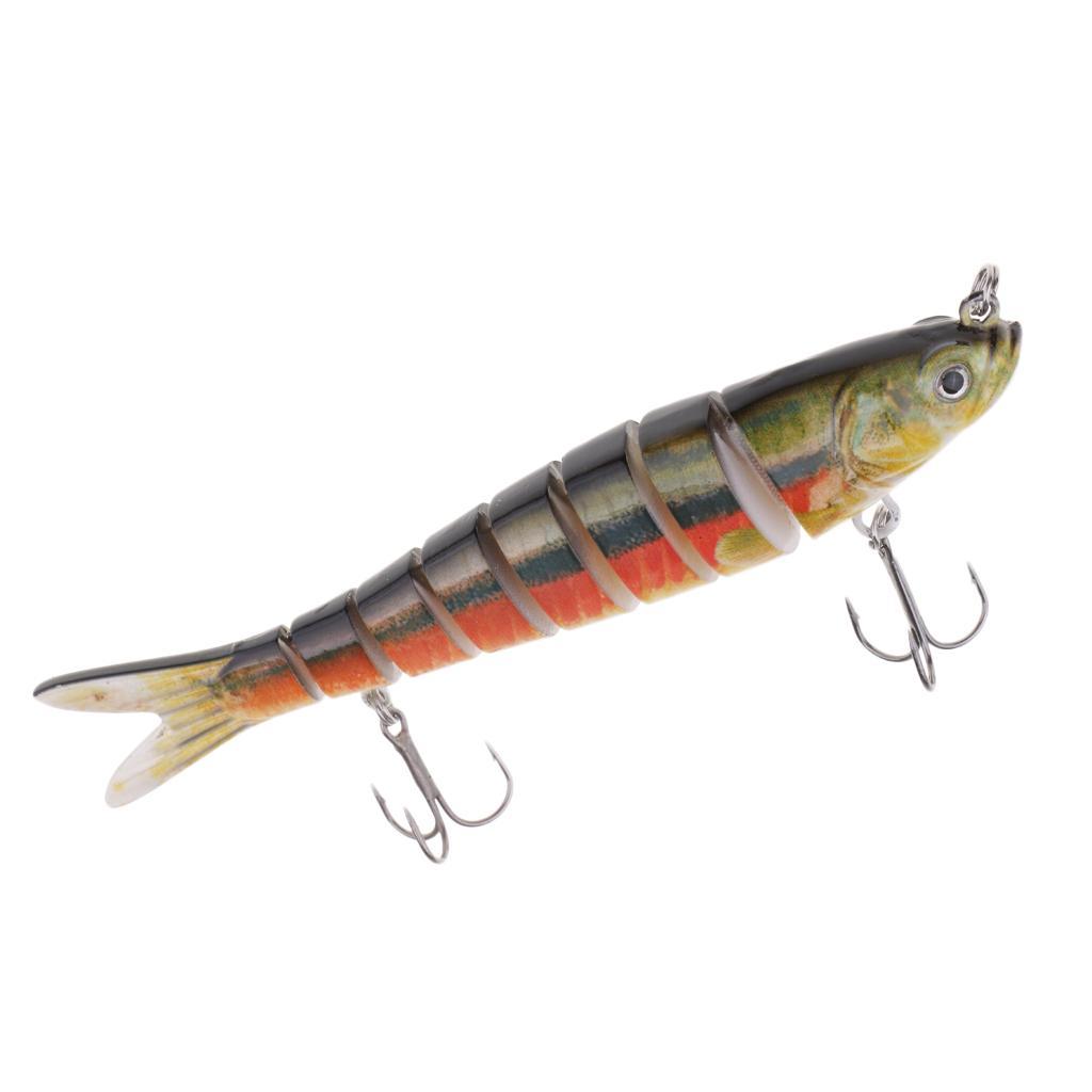 Simulation Fish Fishing Lures Hard Baits Jigs with 2-hook