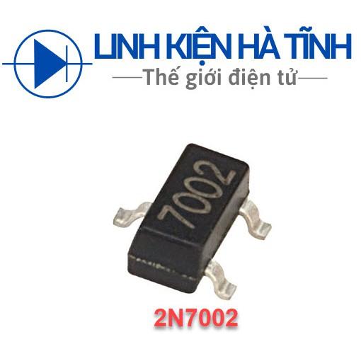 MOSFET dán N-CHANNEL 2N7002 7002 2W 0.13A 40V SOT-23 mới