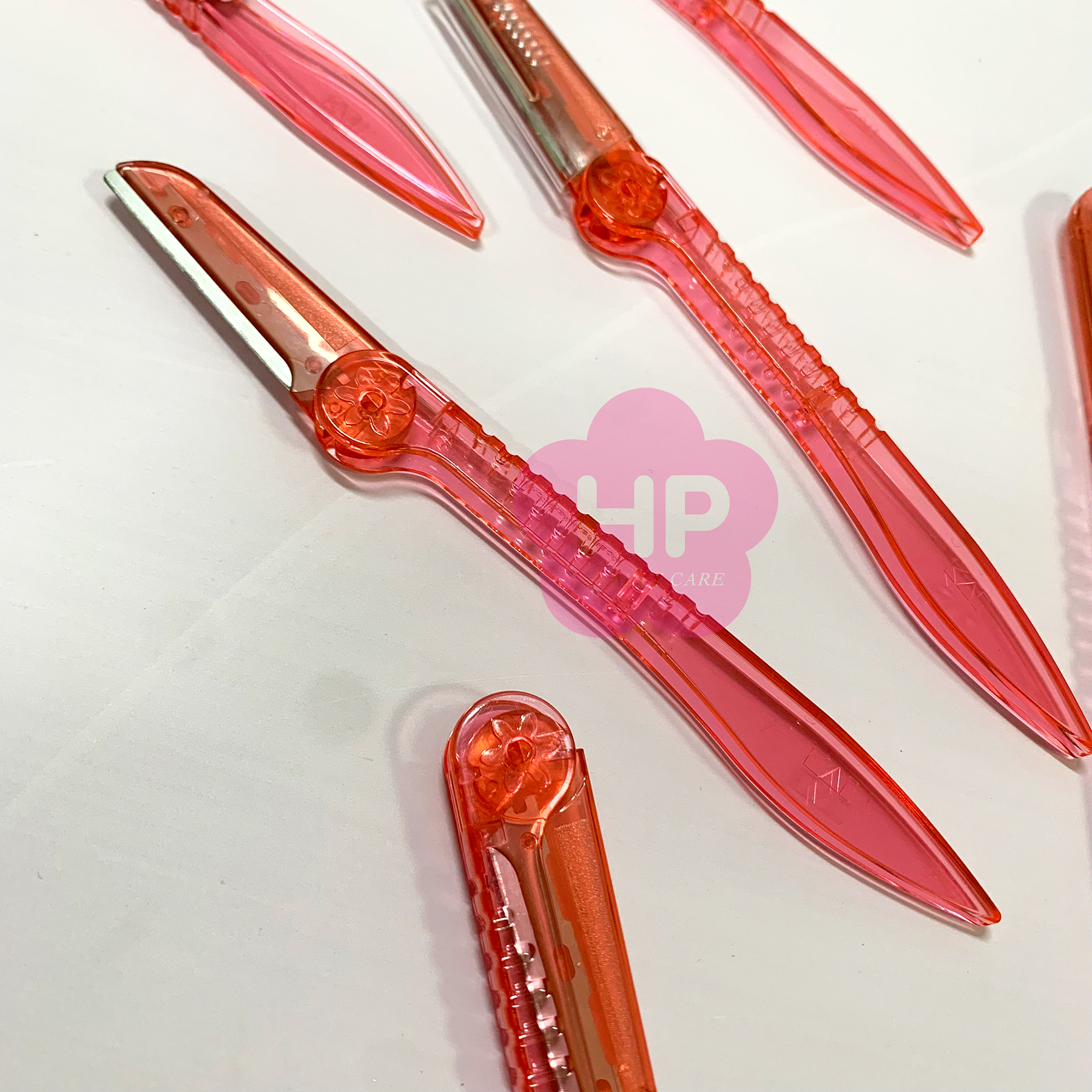 Dao Cạo Lông Mày Cán Gập Kai 12433 - 3P (Set 3 cây)