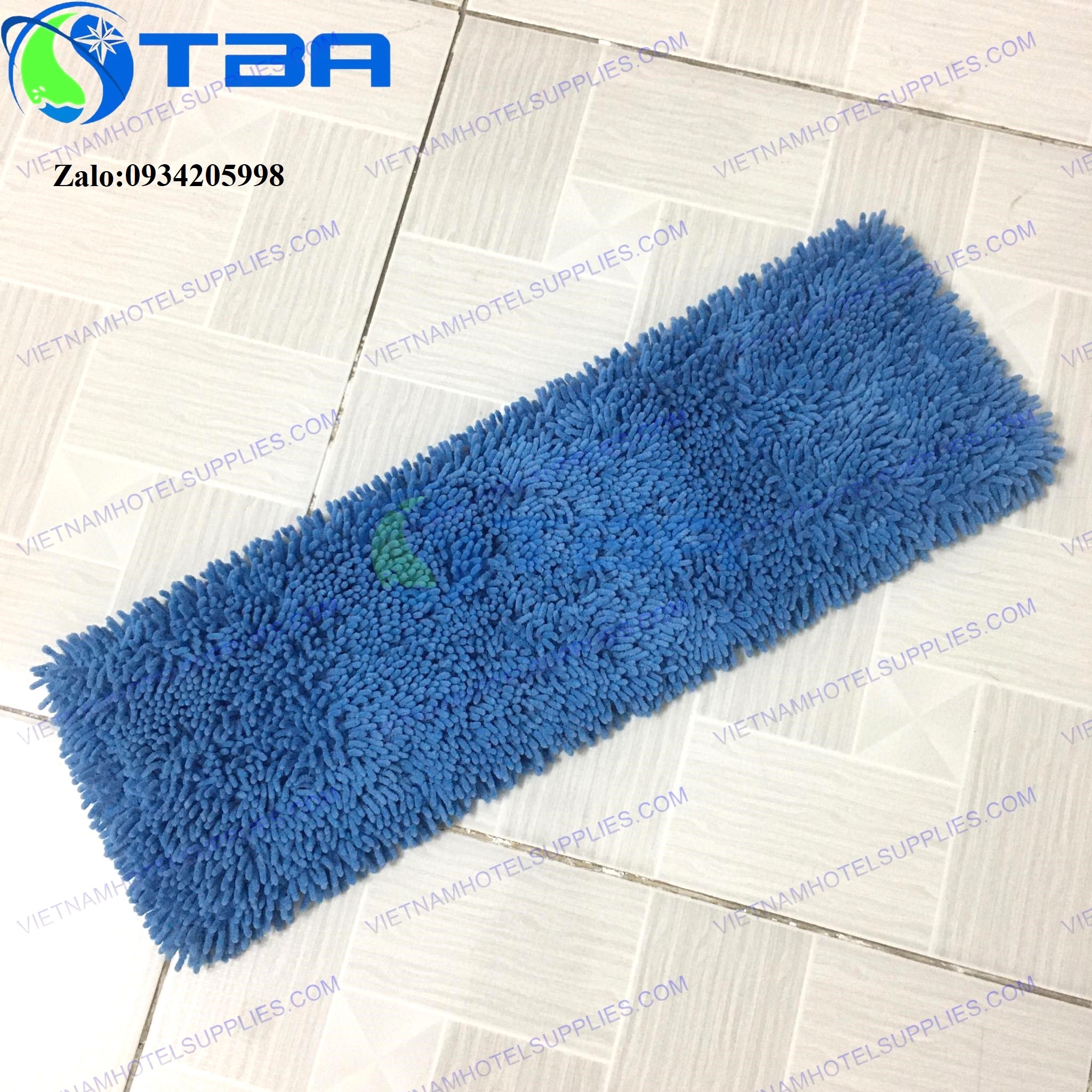 Tấm lau sàn công nghiệp 45cm màu xanh nhập khẩu cao cấp siêu thấm hút