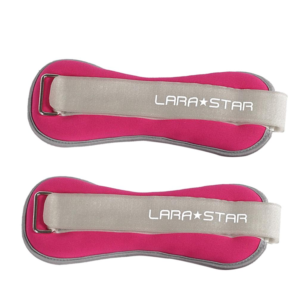 Adjustable Wrist Ankle Weights Pair 1Kg Wrist Arm Leg Running Fitness Exercises