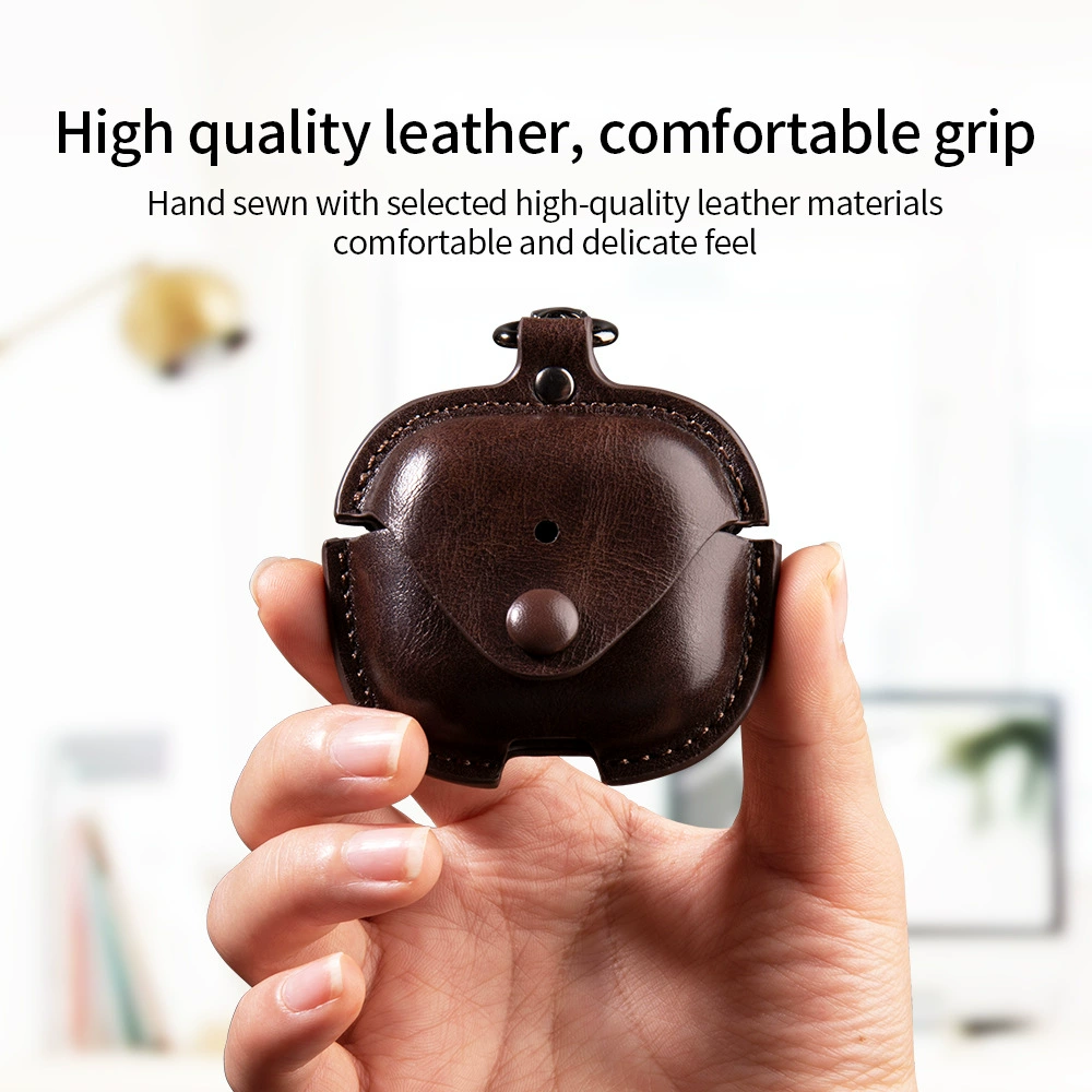 Bao Da Simple Style cho Airpods 4 - Hàng Chính Hãng