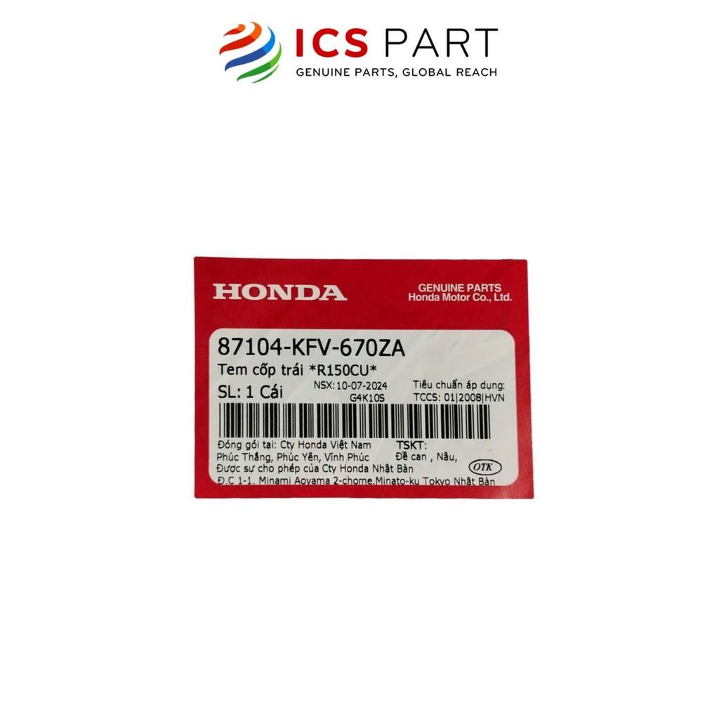 Tem Cốp Trái HONDA Dream 100 (87104KFV670ZA)