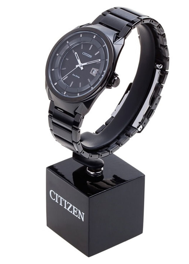 Đồng Hồ Nam Citizen Dây Thép Không Gỉ AW1015-53E - Mặt Đen