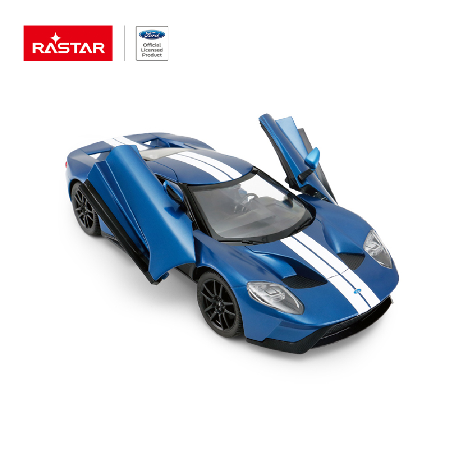 Đồ Chơi Xe Điều Khiển 1:14 Ford Gt Có Thể Mở Cửa Xanh Dương RASTAR R78100/BLU