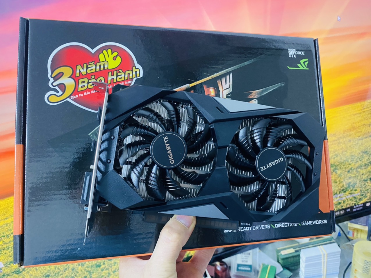 VGA (Cạc màn hình) GIGABYTE GeForce GTX 1650 4GB/D6/2FAN - HÀNG CHÍNH HÃNG