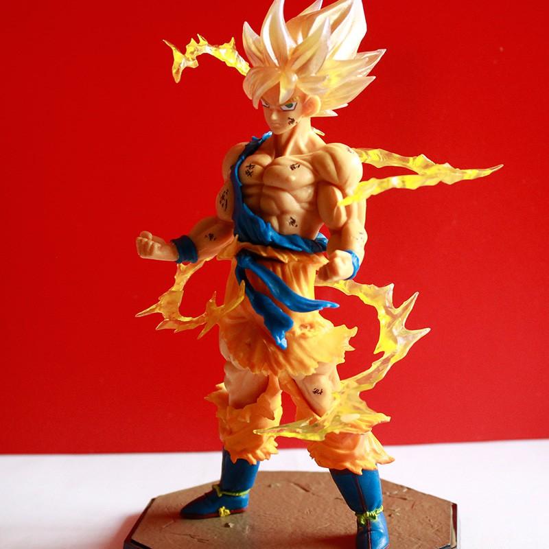 Mô hình songoku super saiyan 1 hàng siêu đẹp huymohinh mô hình nhân vật dragon ball