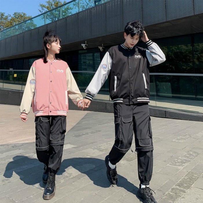 Áo Khoác Dù Thời Trang BABGE Unisex Chữ Thêu, Áo Khoác Dù 2 Lớp Nam Nữ Hàn Quốc