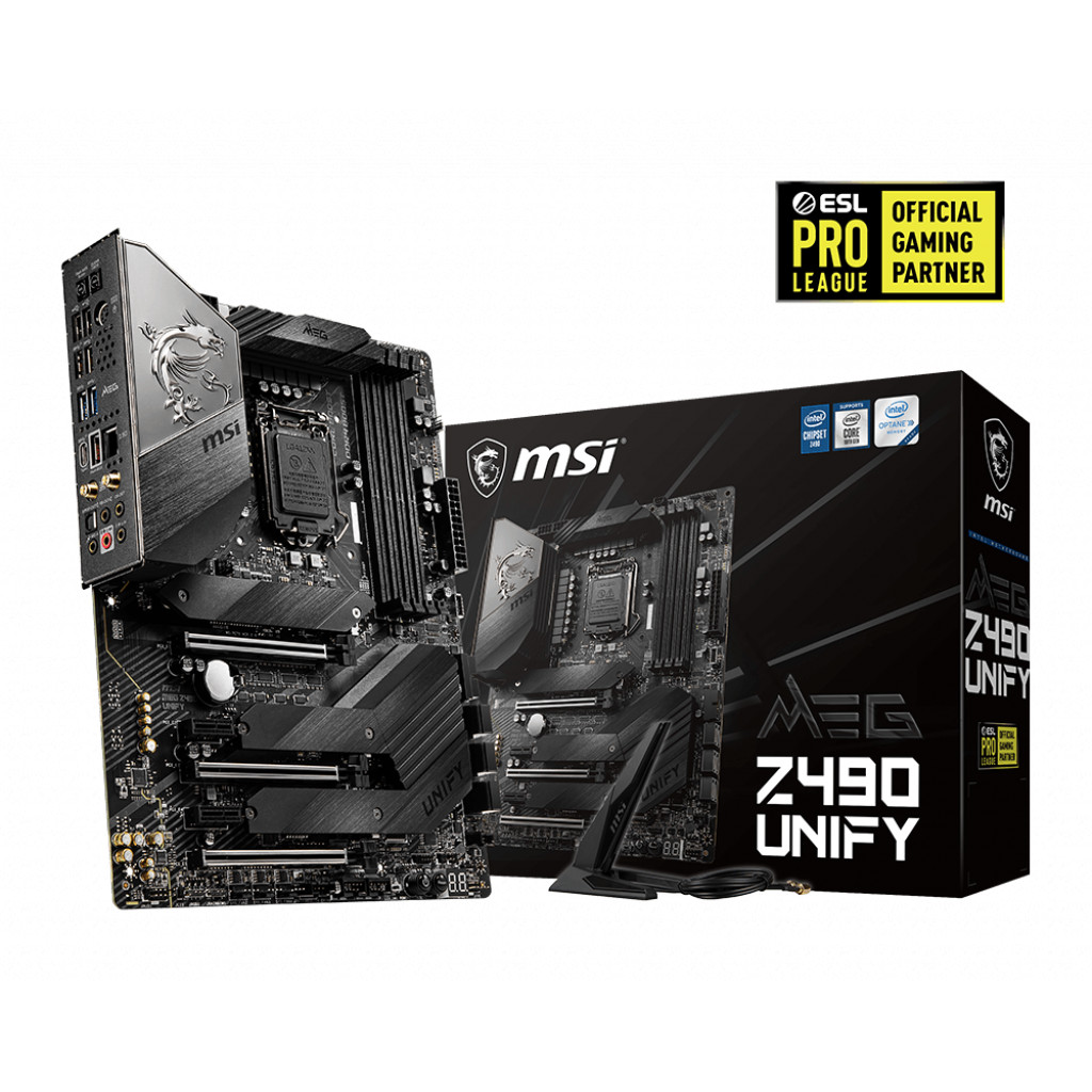 Mainboard MSI MEG Z490 UNIFY (Intel Z490, Socket 1200, ATX, 4 khe RAM DDR4) Hàng Chính Hãng