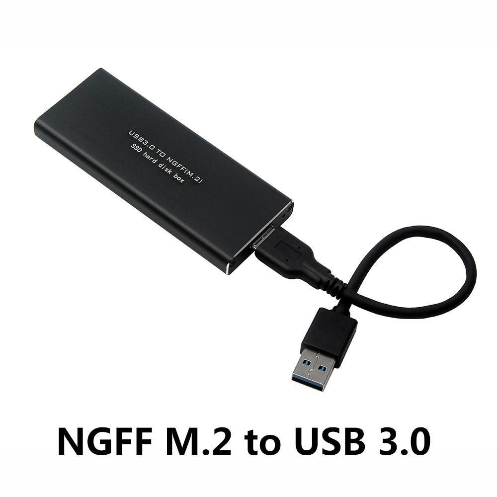 Hộp đựng đĩa cứng M.2 NGFF sang USB3.0 Bộ điều hợp SSD Hỗ trợ giao thức UASP