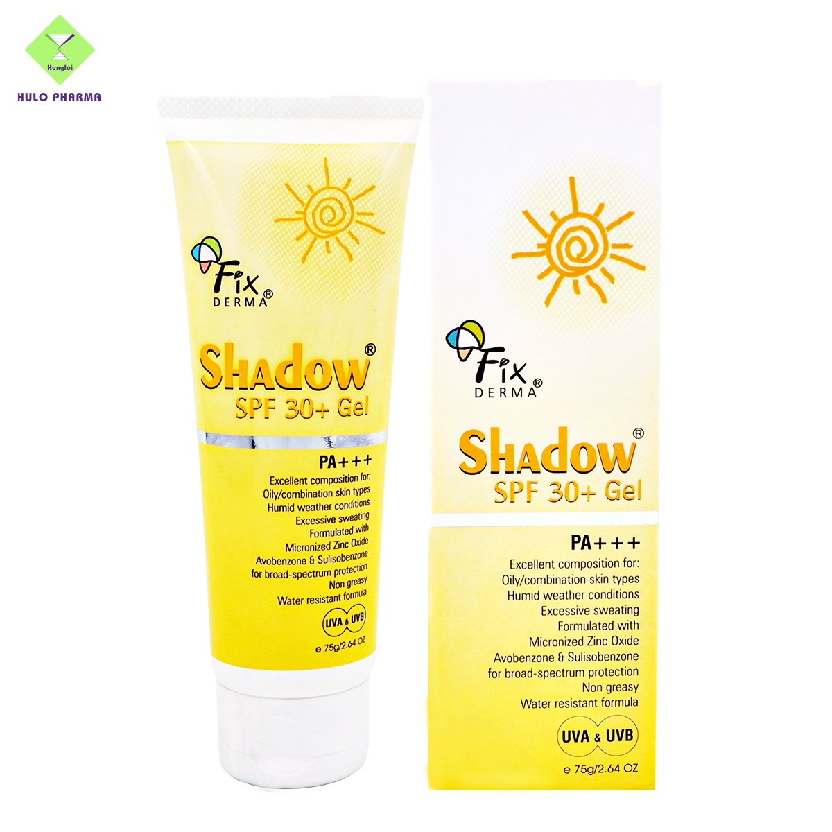 Gel chống nắng Fixderma Shadow SPF 30+ Gel (75g)