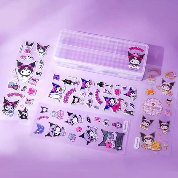 Bóp Viết Nhựa Kuromi Kèm Sticker DIY - iiGEN IG5767