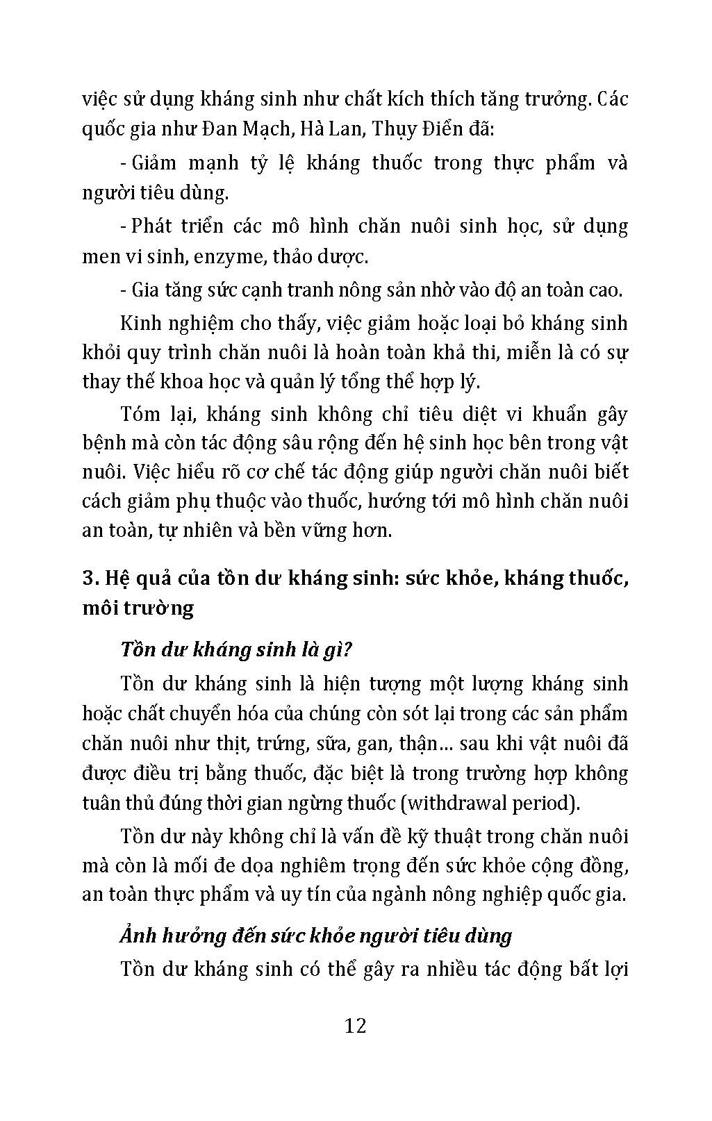 Nông Nghiệp Hữu Cơ - Chăn Nuôi Không Kháng Sinh