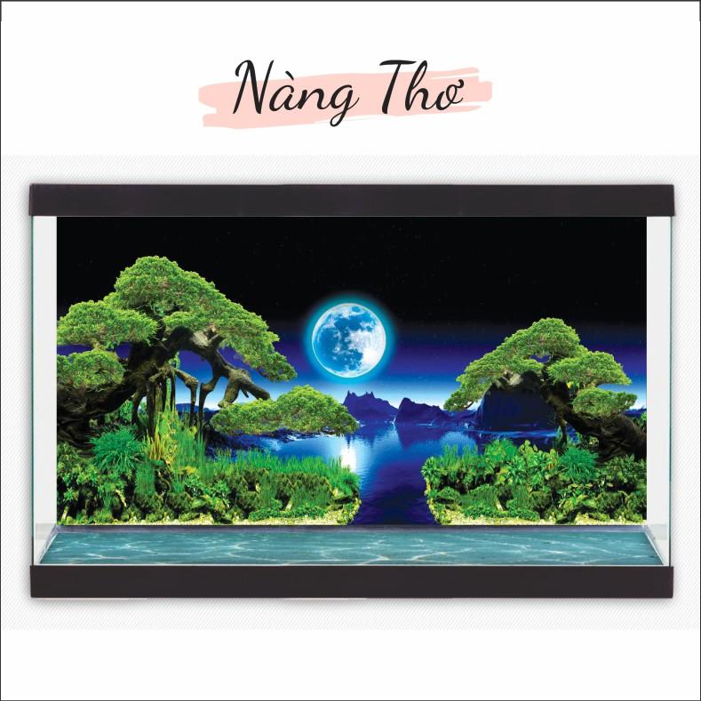 Decal dán Hồ Cá 3D_SIÊU ĐẸP