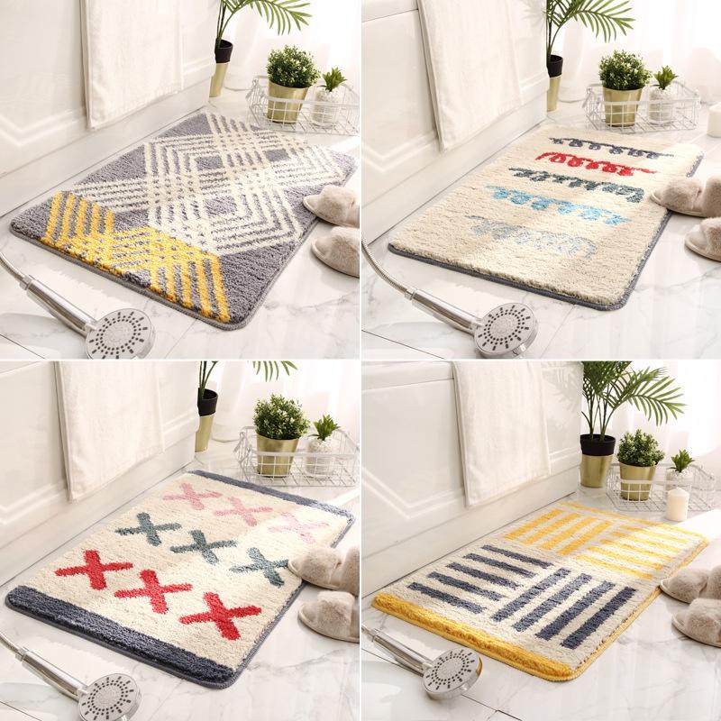 Thảm trải sàn nhà tắm chống trượt đơn giản và hiện đại mới thảm lót chân nhà vào nhà bếp thấm thảm cửa.