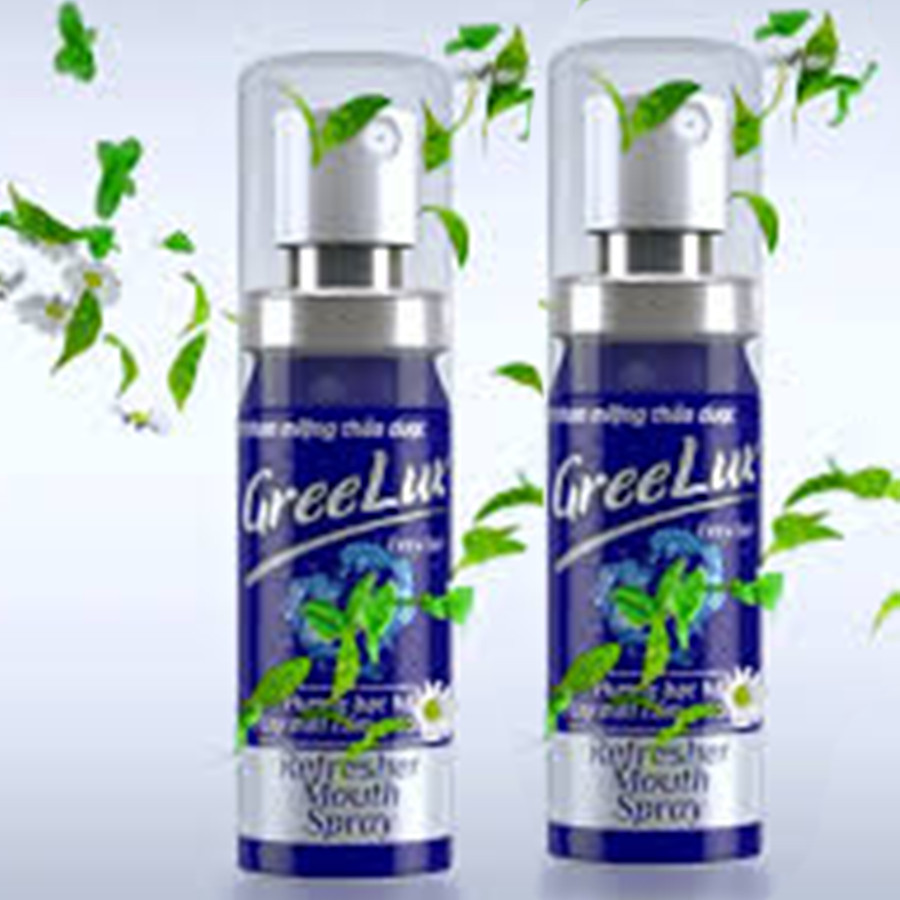 Bộ 2 Chai Xịt Thơm Miệng Thảo Dược Greelux Extra Cool 12ml