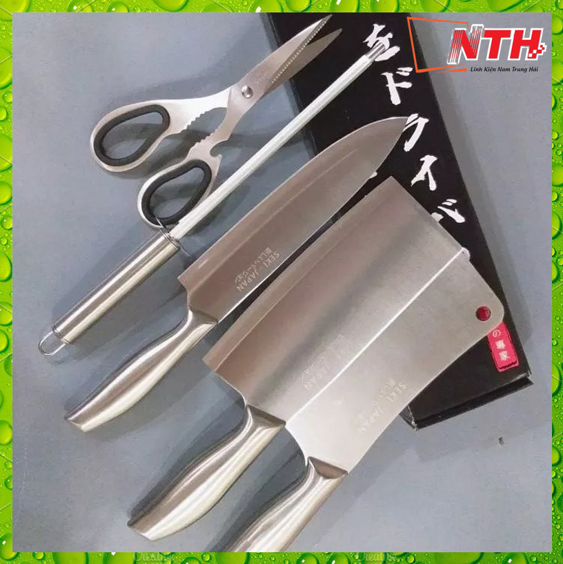 Bộ Dao Nhà Bếp Cao Cấp Nhật Bản 5 Món
