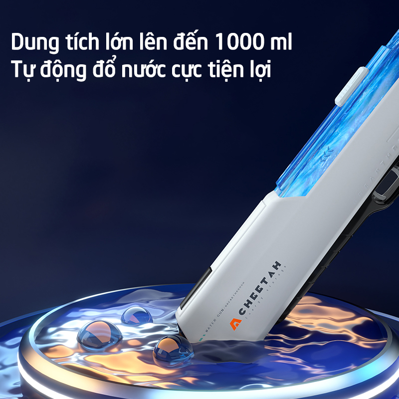 Súng phun nước tự động hút nước áp lực mạnh, thỏa sức vui chơi cho cả người lớn và trẻ em- K1638