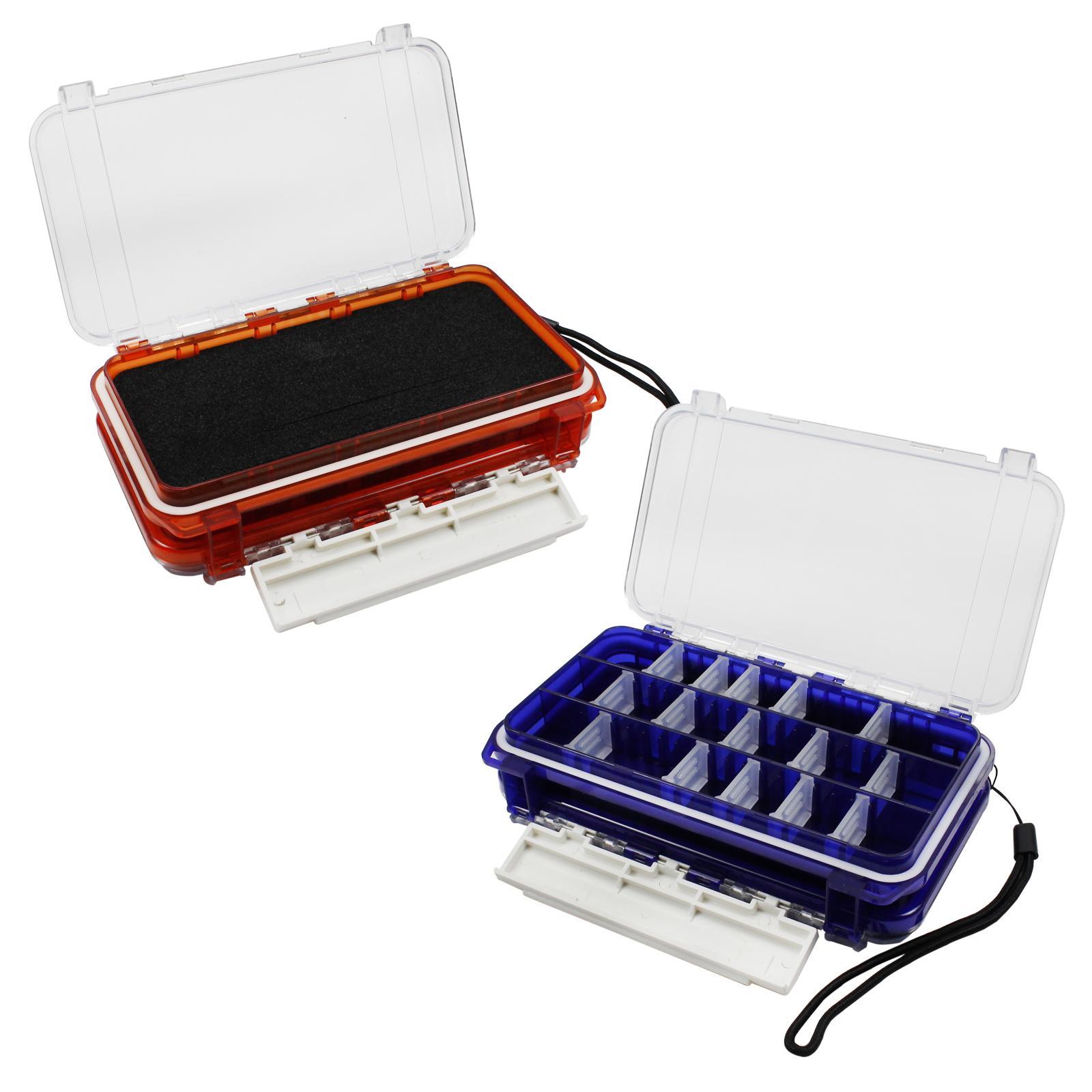 Fishing Tackle Box Fishing Storage Box Hooks Fishing Accessory Waterproof Organizing Tackle Storage Tray Tool Double Sided Fishing Tools Box
