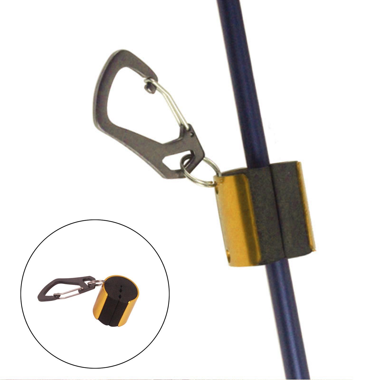 Portable Fishing Rod Holder Rod Clip Holder Fishing Supplies Accessories Golden