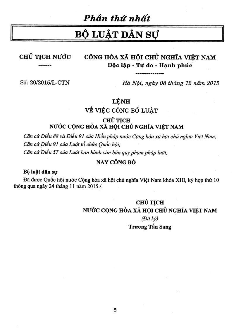 Bộ Luật Dân Sự - Bộ Luật Tố Tụng Dân Sự - Luật Tổ Chức Toàn Án Và Văn Bản Hướng Dẫn Thi Hành