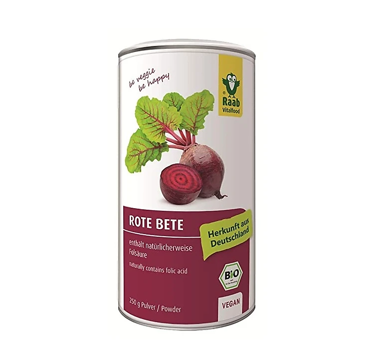 Bột củ dền hữu cơ Raab Organic Beetroot Powder 250g